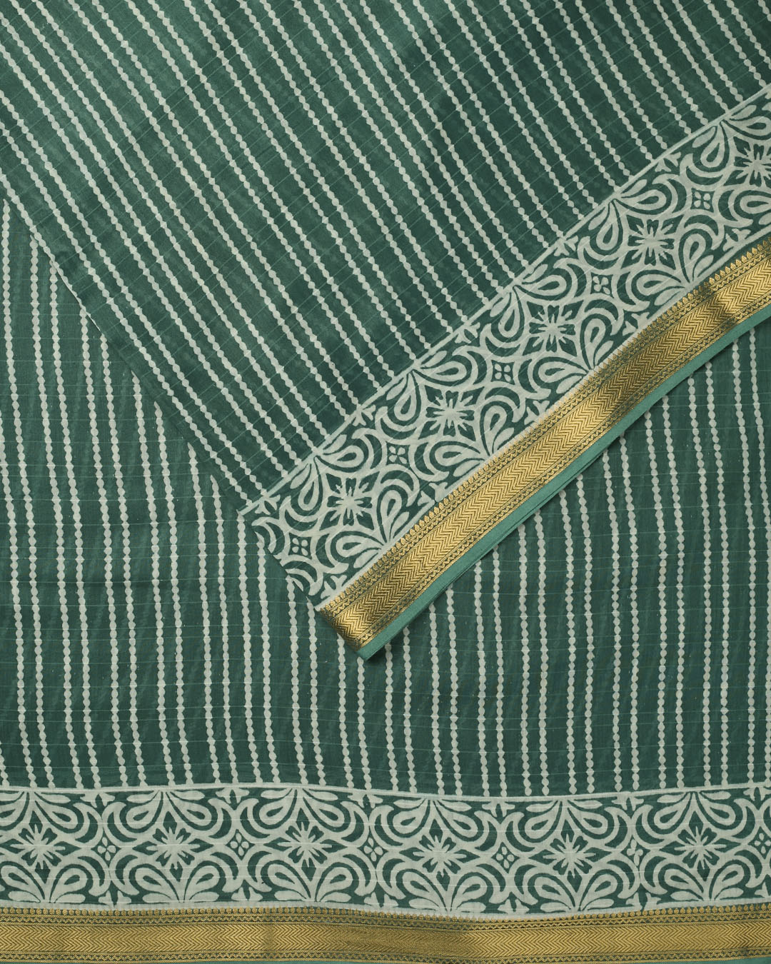 Green Maheshwari Banarasi Saree_3