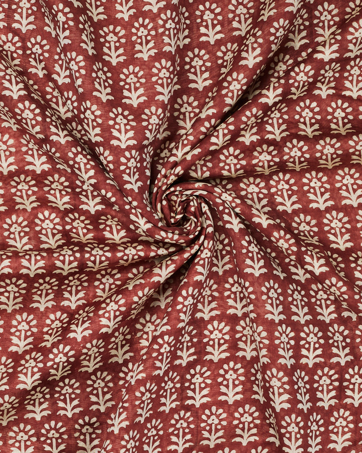 Brown Maheshwari Banarasi Saree