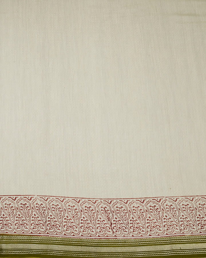 Green Maheshwari Banarasi Saree