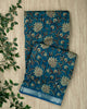 Blue Maheshwari Banarasi Saree