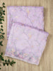 Purple Semi Tissue Plain Banarasi Saree