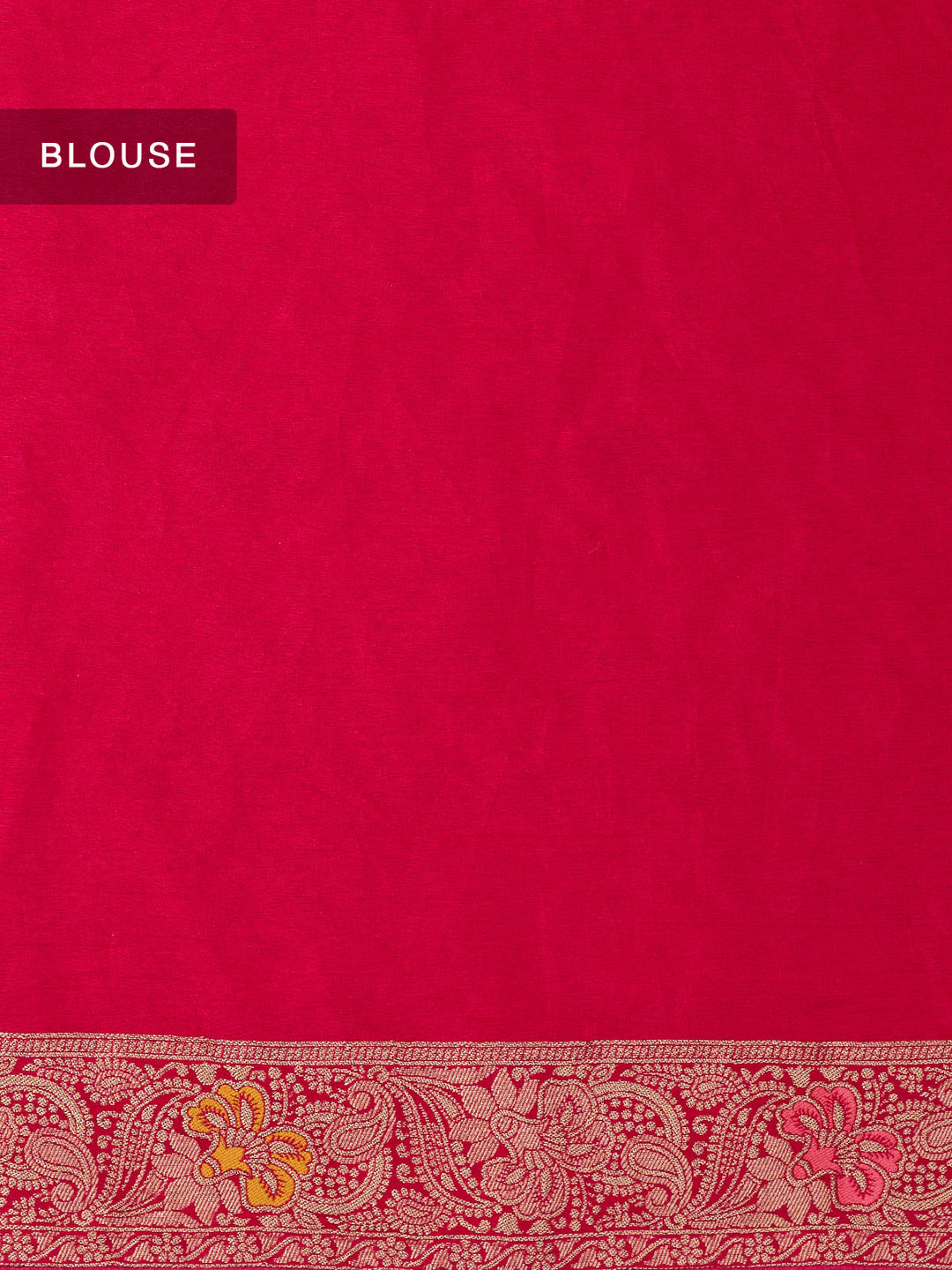 Pink Dola Silk Zari Big Bootas Banarasi Saree_5