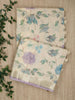 Purple Chanderi Printed Banarasi Saree