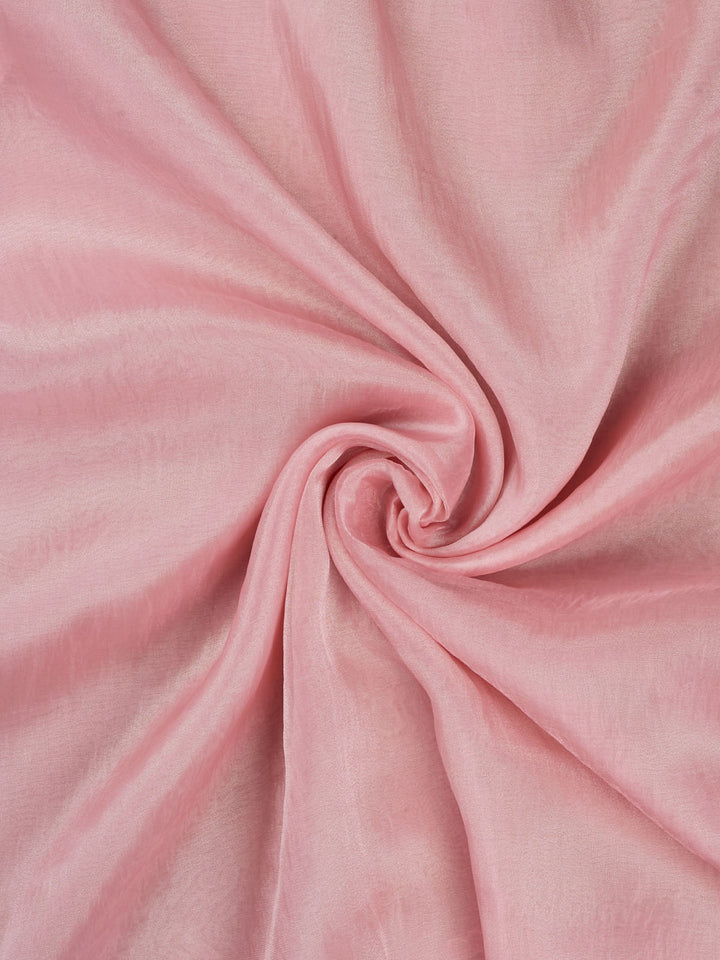Pink Tissue Plain Banarasi Saree