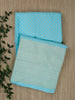 Sky Blue Crepe Georgette Banarasi Saree
