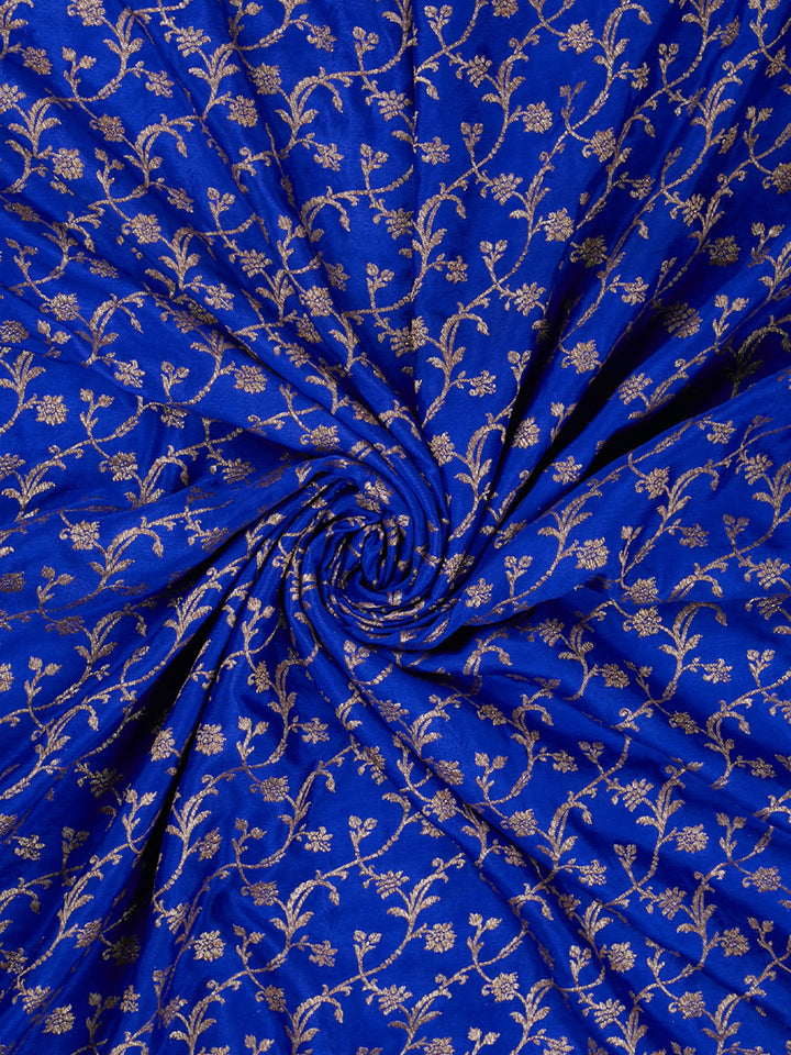 Ink Blue Crepe Georgette Banarasi Saree