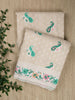 Cream Tussar Georgette Banarasi Saree