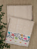 Cream Tussar Georgette Banarasi Saree