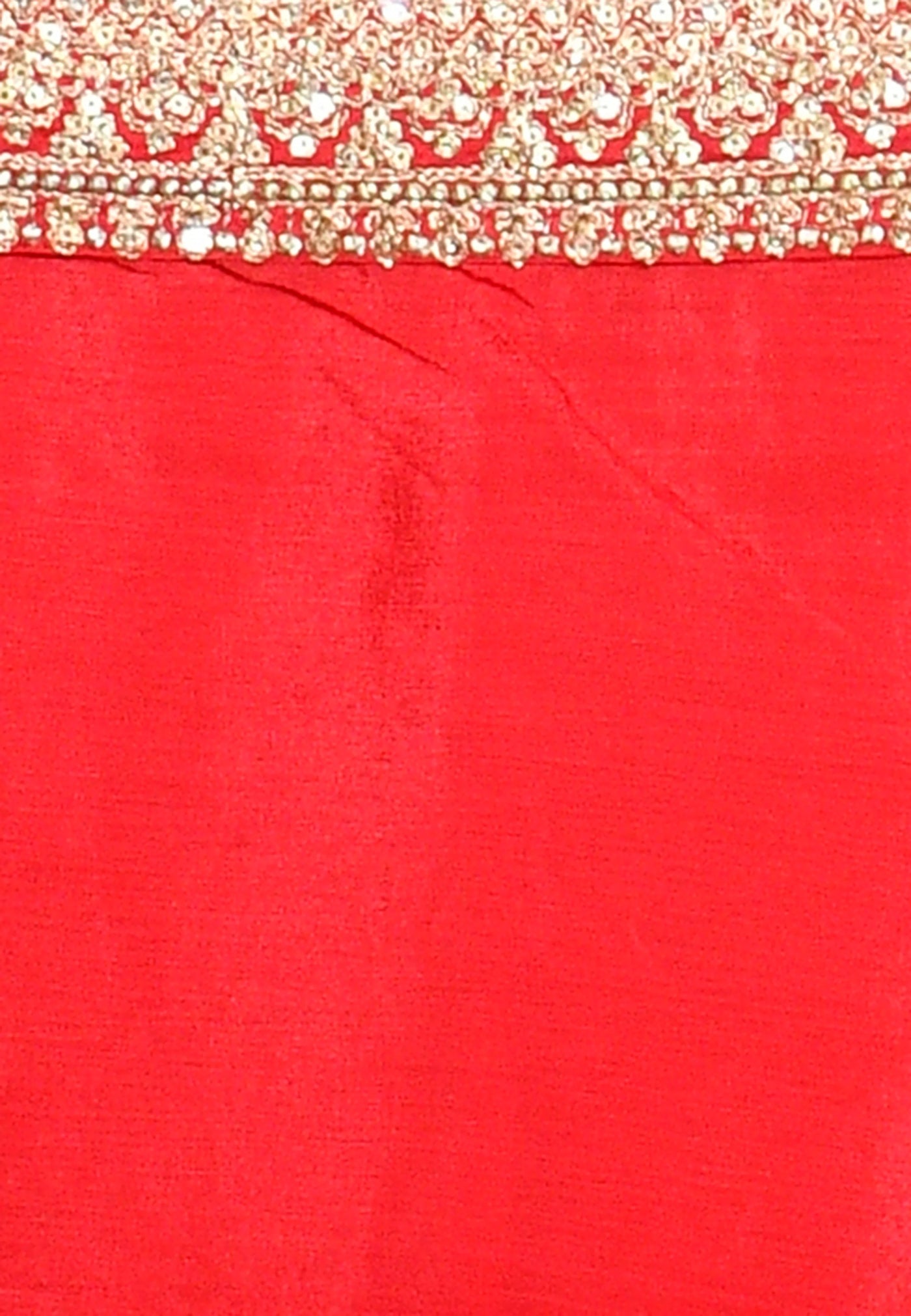 Red Festive Wear Georgette Saree